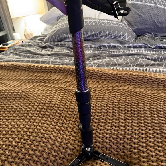 Manfrotto Element MII Aluminum Monopod + Fluid Pan Head - Picture 8 of 12